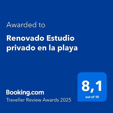 Renovado Estudio Privado En La Playa Valência Exterior foto